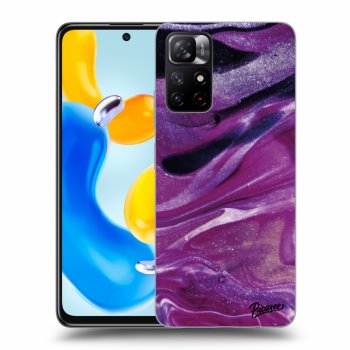 Maskica za Xiaomi Redmi Note 11S 5G - Purple glitter