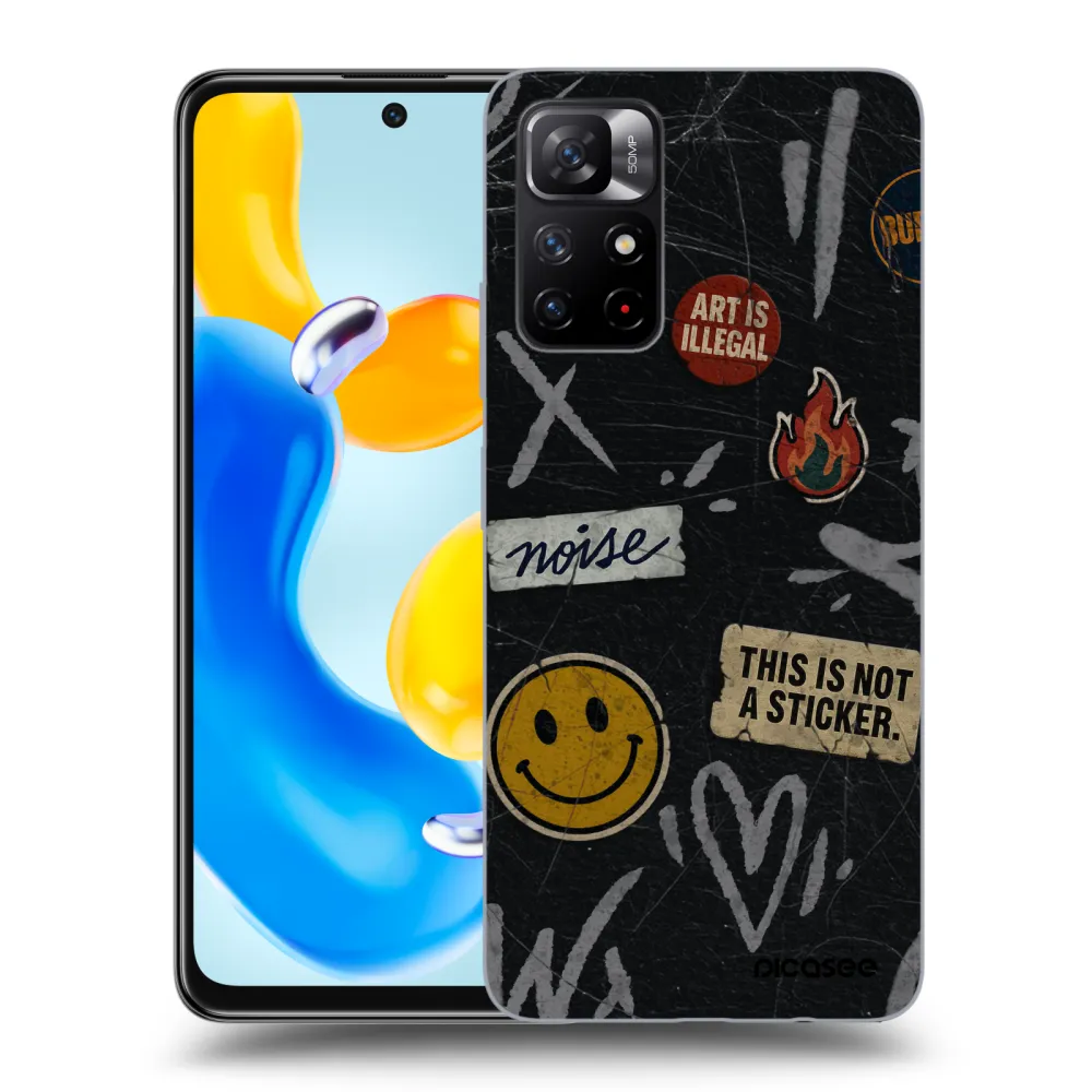Picasee ULTIMATE CASE za Xiaomi Redmi Note 11S 5G - STICKERS x TAGS