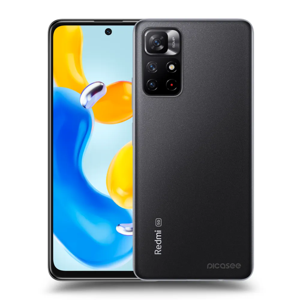 Picasee silikonska prozirna maskica za Xiaomi Redmi Note 11S 5G - Clear
