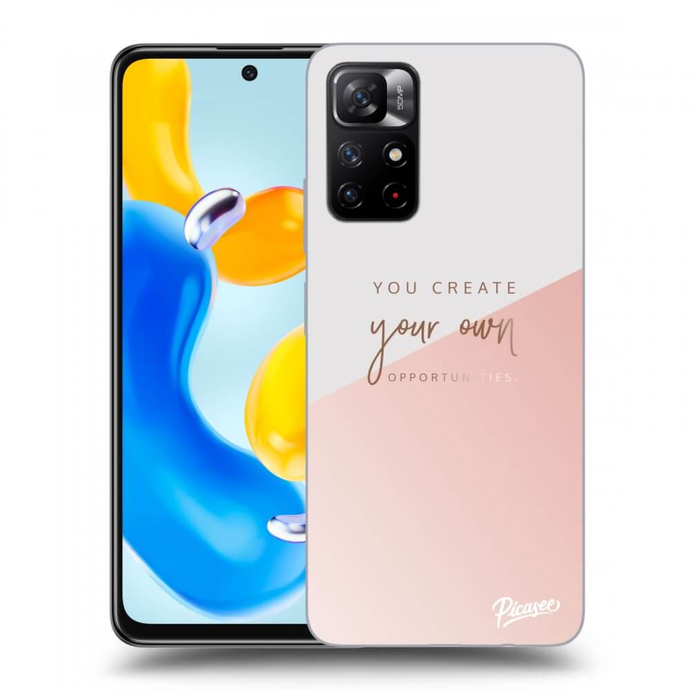 Picasee silikonska prozirna maskica za Xiaomi Redmi Note 11S 5G - You create your own opportunities
