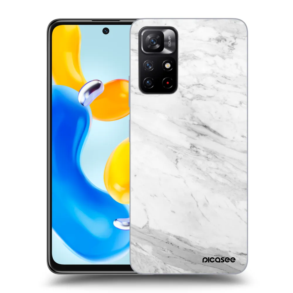Picasee ULTIMATE CASE za Xiaomi Redmi Note 11S 5G - White marble