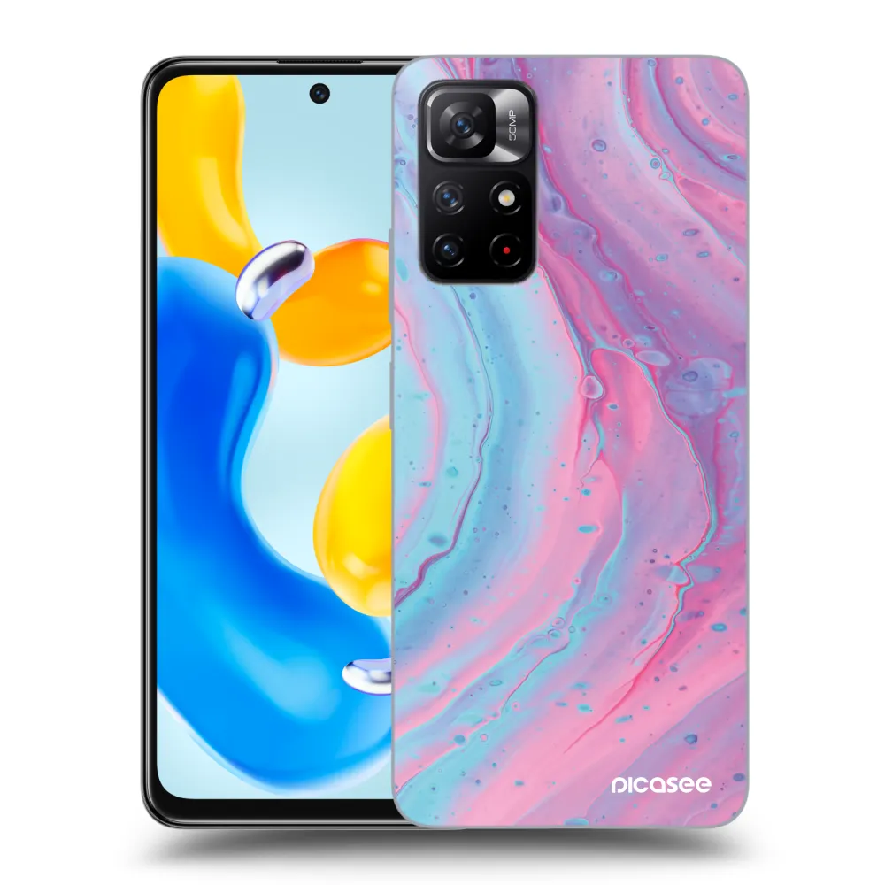 Picasee ULTIMATE CASE za Xiaomi Redmi Note 11S 5G - Pink liquid