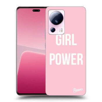 Picasee crna silikonska maskica za Xiaomi 13 Lite - Girl power