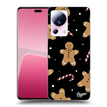 Picasee crna silikonska maskica za Xiaomi 13 Lite - Gingerbread