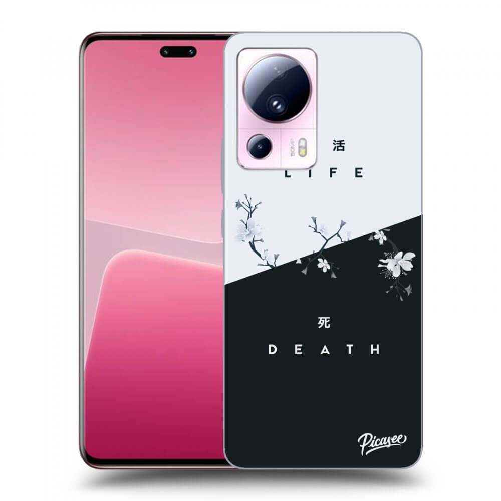Picasee crna silikonska maskica za Xiaomi 13 Lite - Life - Death