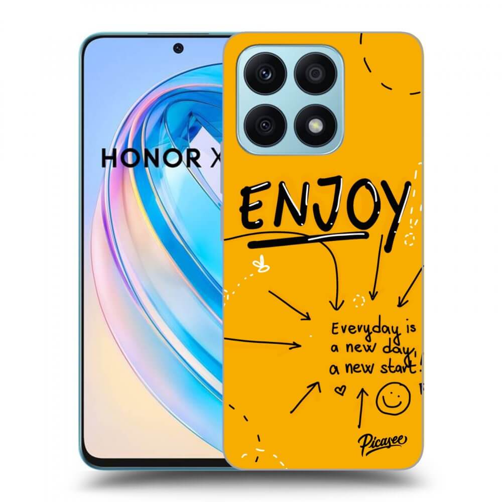 Picasee silikonska prozirna maskica za Honor X8a - Enjoy