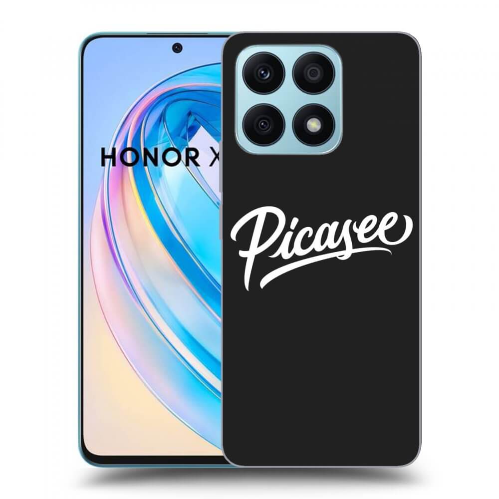 Picasee crna silikonska maskica za Honor X8a - Picasee - White