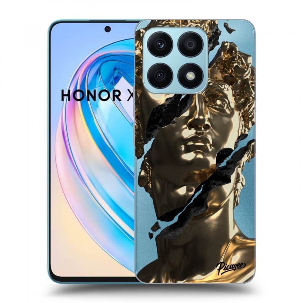 Picasee silikonska prozirna maskica za Honor X8a - Golder