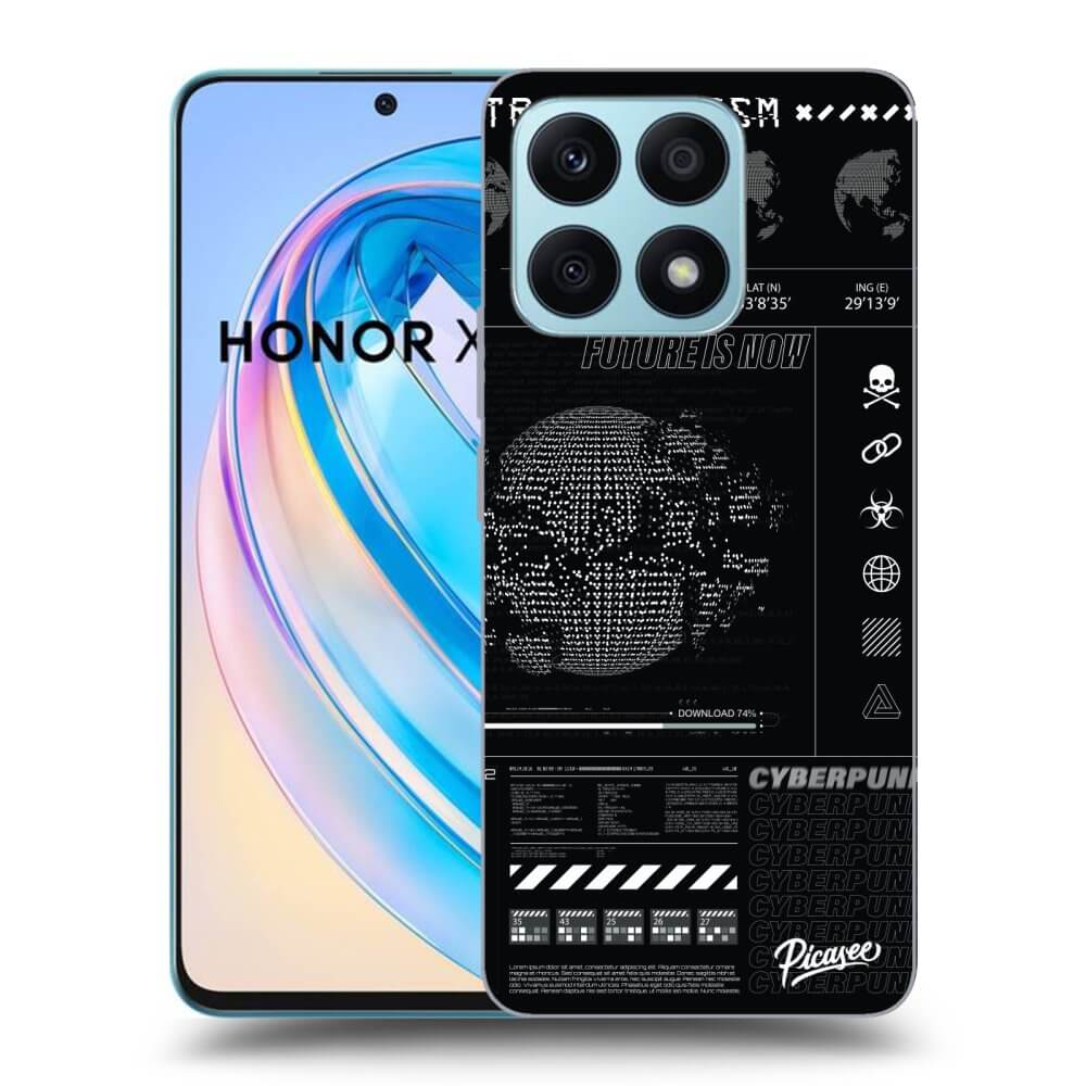 Picasee crna silikonska maskica za Honor X8a - FUTURE