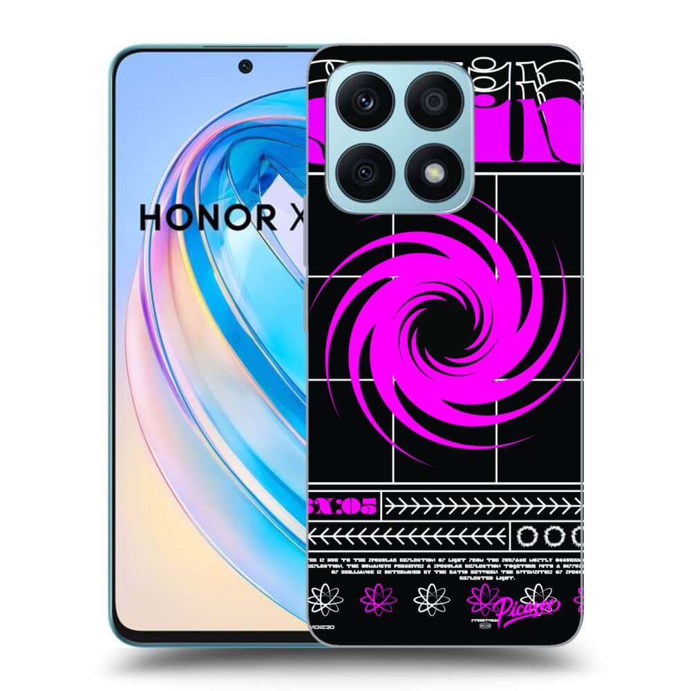 Picasee crna silikonska maskica za Honor X8a - SHINE