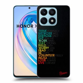 Picasee silikonska prozirna maskica za Honor X8a - Motto life
