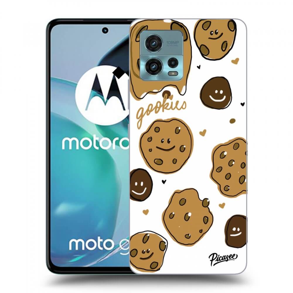 Picasee crna silikonska maskica za Motorola Moto G72 - Gookies