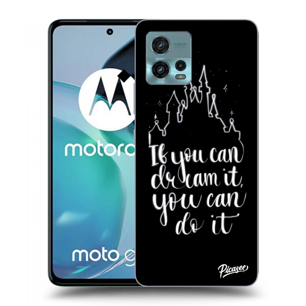 Picasee silikonska prozirna maskica za Motorola Moto G72 - Dream