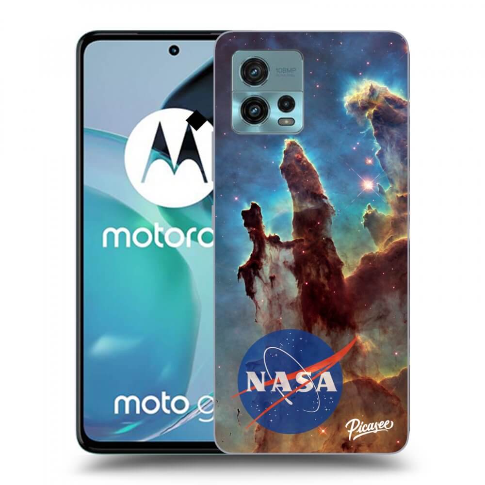 Picasee silikonska prozirna maskica za Motorola Moto G72 - Eagle Nebula