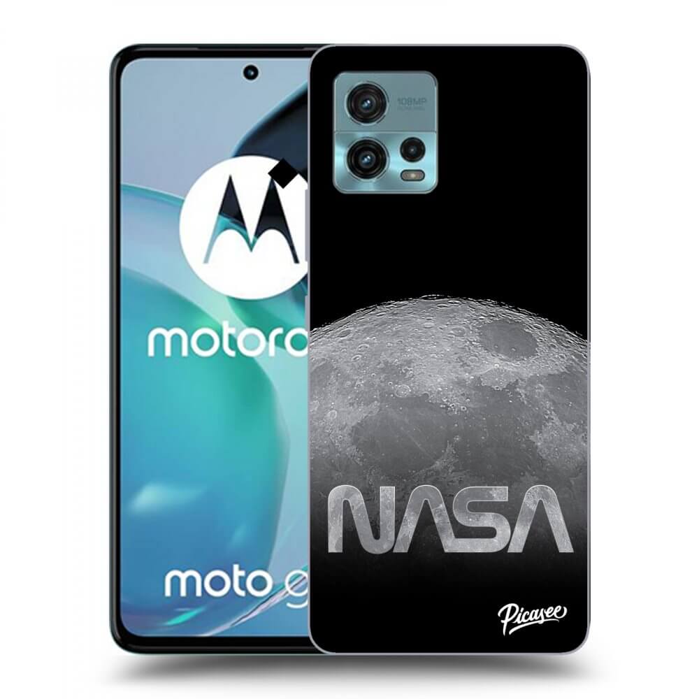 Picasee silikonska prozirna maskica za Motorola Moto G72 - Moon Cut