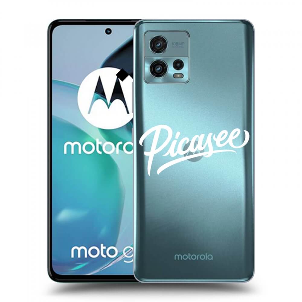 Picasee silikonska prozirna maskica za Motorola Moto G72 - Picasee - White