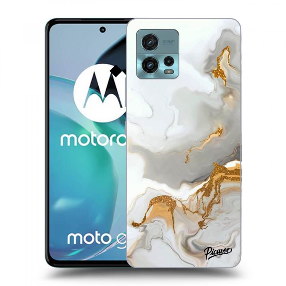 Picasee silikonska prozirna maskica za Motorola Moto G72 - Her
