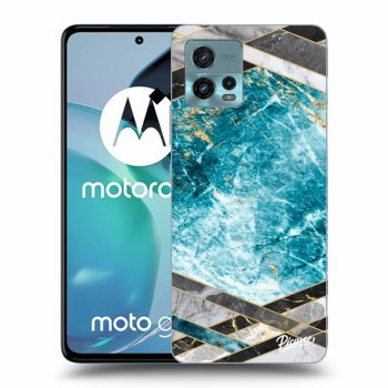 Maskica za Motorola Moto G72 - Blue geometry