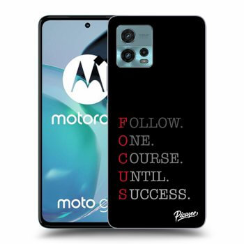 Picasee crna silikonska maskica za Motorola Moto G72 - Focus