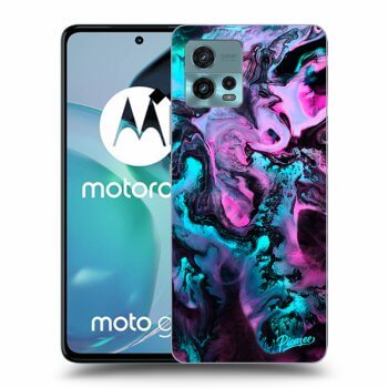 Picasee crna silikonska maskica za Motorola Moto G72 - Lean