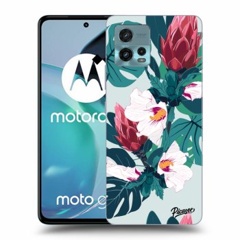 Picasee silikonska prozirna maskica za Motorola Moto G72 - Rhododendron