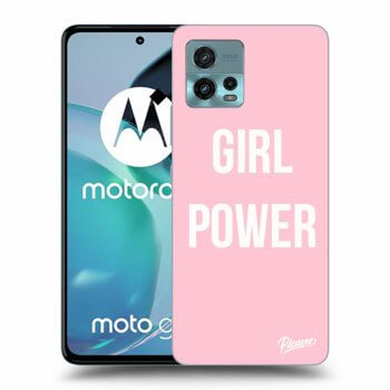 Picasee crna silikonska maskica za Motorola Moto G72 - Girl power