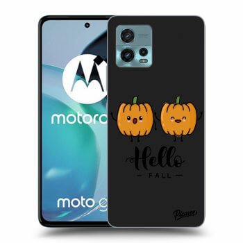 Picasee crna silikonska maskica za Motorola Moto G72 - Hallo Fall