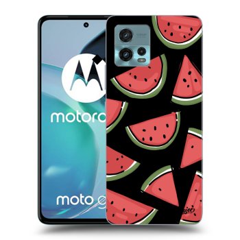 Picasee crna silikonska maskica za Motorola Moto G72 - Melone