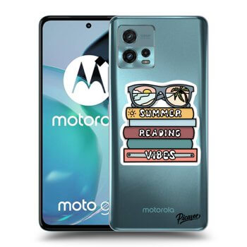 Picasee crna silikonska maskica za Motorola Moto G72 - Summer reading vibes