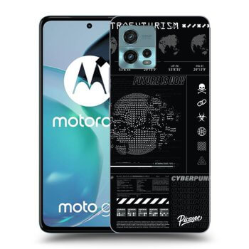 Picasee crna silikonska maskica za Motorola Moto G72 - FUTURE