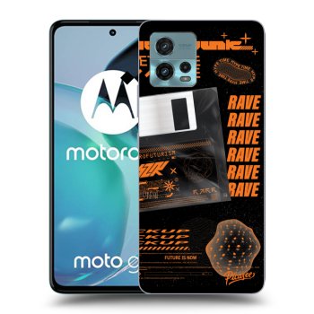 Picasee crna silikonska maskica za Motorola Moto G72 - RAVE