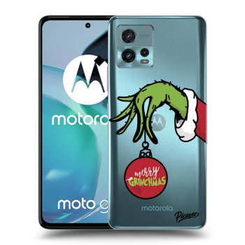 Picasee silikonska prozirna maskica za Motorola Moto G72 - Grinch