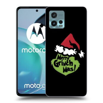Picasee crna silikonska maskica za Motorola Moto G72 - Grinch 2