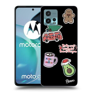 Maskica za Motorola Moto G72 - Christmas Stickers