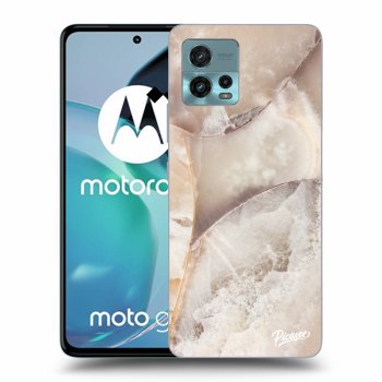 Maskica za Motorola Moto G72 - Cream marble