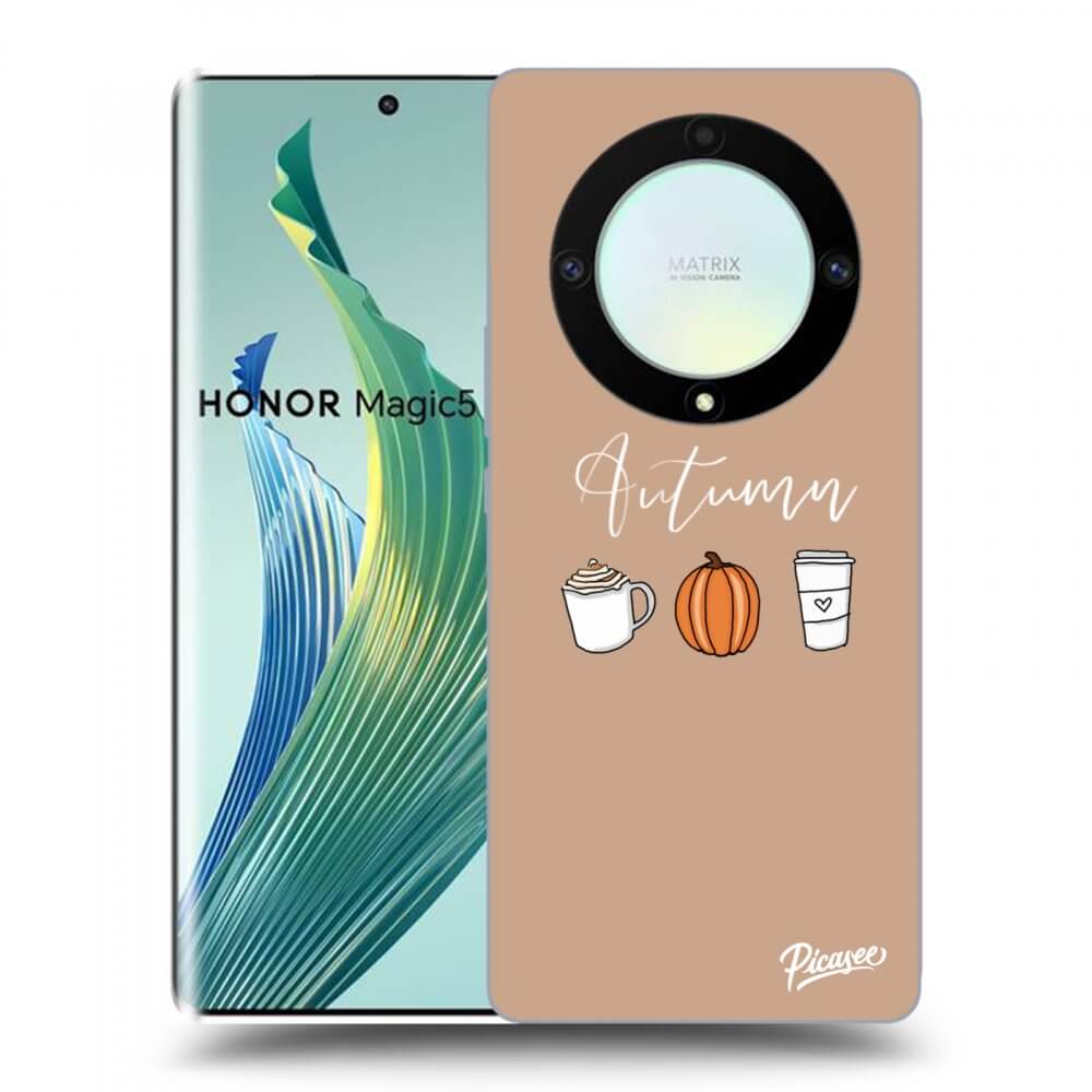 Picasee silikonska prozirna maskica za Honor Magic5 Lite 5G - Autumn