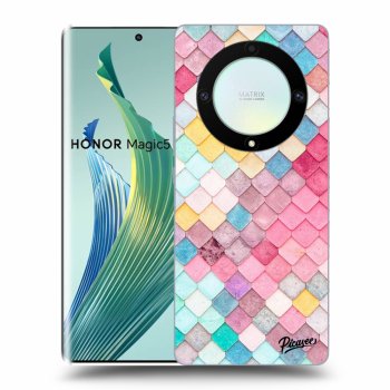 Picasee silikonska prozirna maskica za Honor Magic5 Lite 5G - Colorful roof