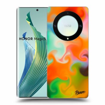 Picasee silikonska prozirna maskica za Honor Magic5 Lite 5G - Juice