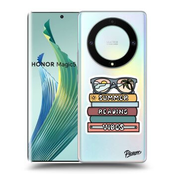 Picasee silikonska prozirna maskica za Honor Magic5 Lite 5G - Summer reading vibes