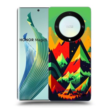 Picasee crna silikonska maskica za Honor Magic5 Lite 5G - Toronto