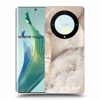 Maskica za Honor Magic5 Lite 5G - Cream marble