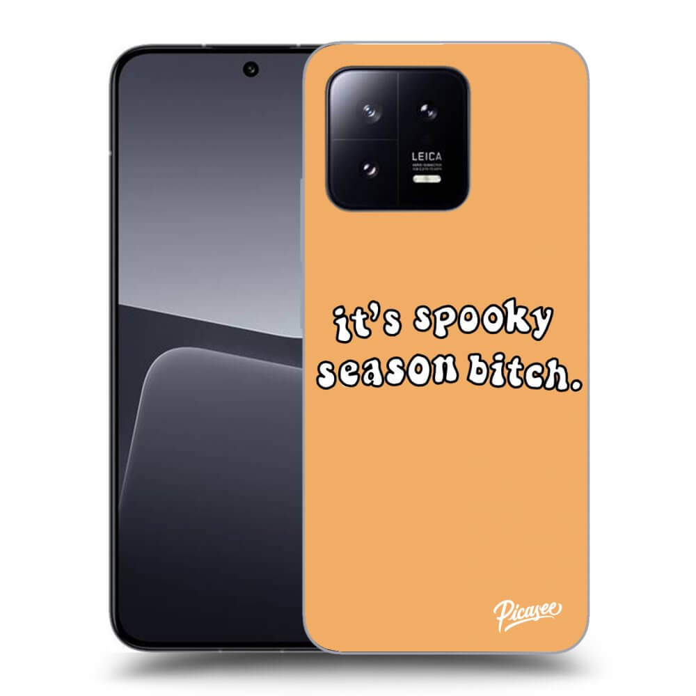 Picasee crna silikonska maskica za Xiaomi 13 - Spooky season