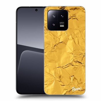 Picasee crna silikonska maskica za Xiaomi 13 - Gold