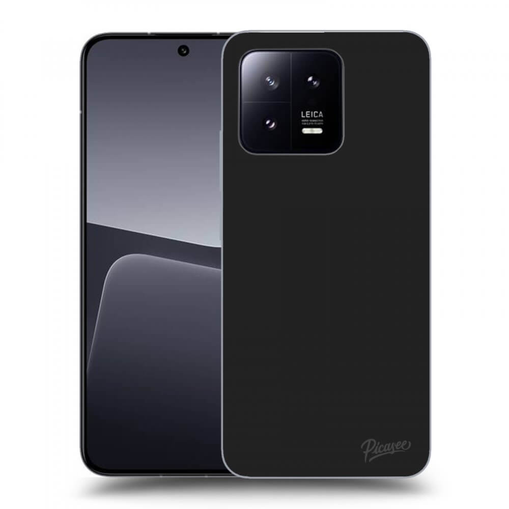 Picasee crna silikonska maskica za Xiaomi 13 - Clear