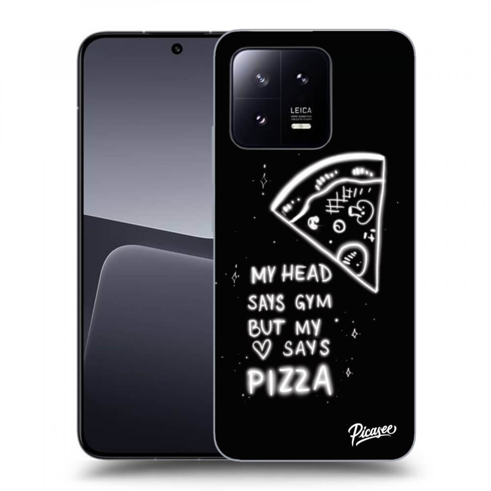 Picasee crna silikonska maskica za Xiaomi 13 Pro - Pizza