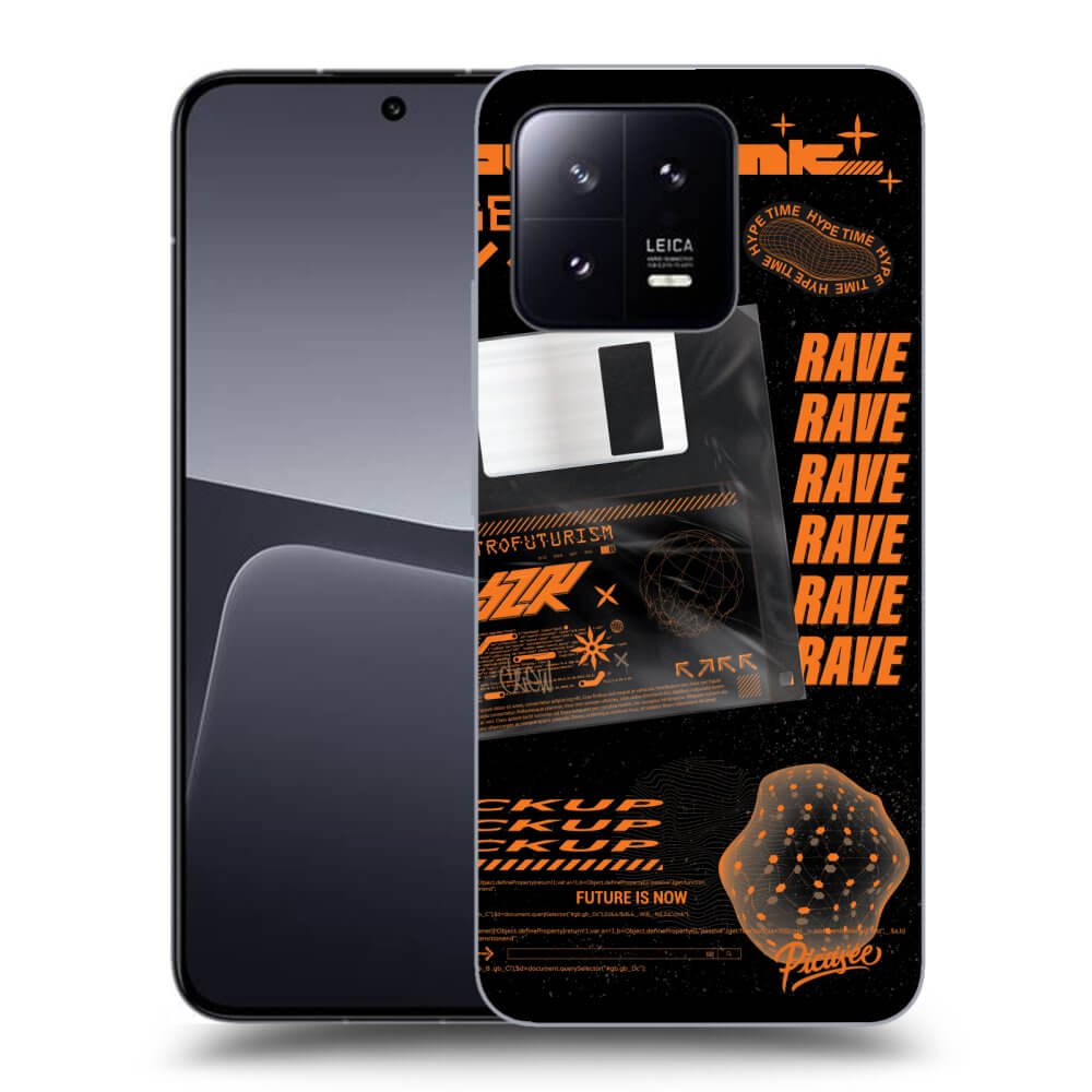 Picasee crna silikonska maskica za Xiaomi 13 Pro - RAVE