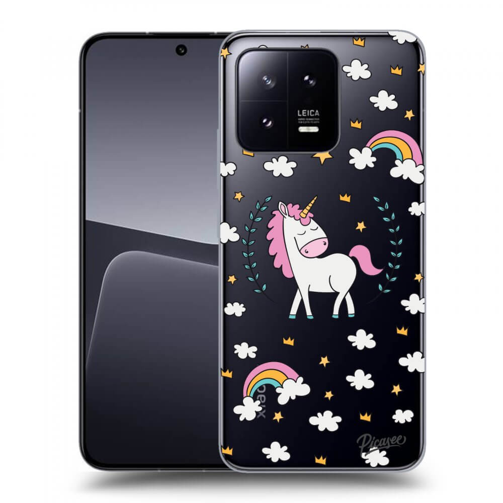 Picasee silikonska prozirna maskica za Xiaomi 13 Pro - Unicorn star heaven