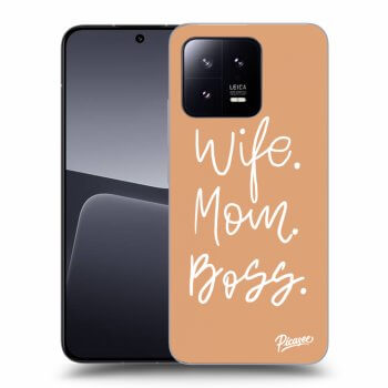 Picasee crna silikonska maskica za Xiaomi 13 Pro - Boss Mama