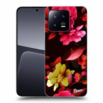 Picasee silikonska prozirna maskica za Xiaomi 13 Pro - Dark Peonny