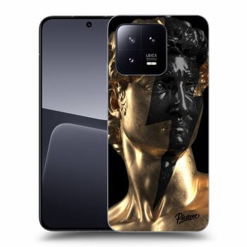 Picasee crna silikonska maskica za Xiaomi 13 Pro - Wildfire - Gold
